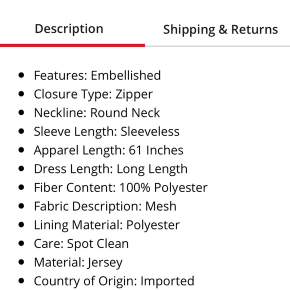 Formal Embellished Dress - Picture 5 of 9